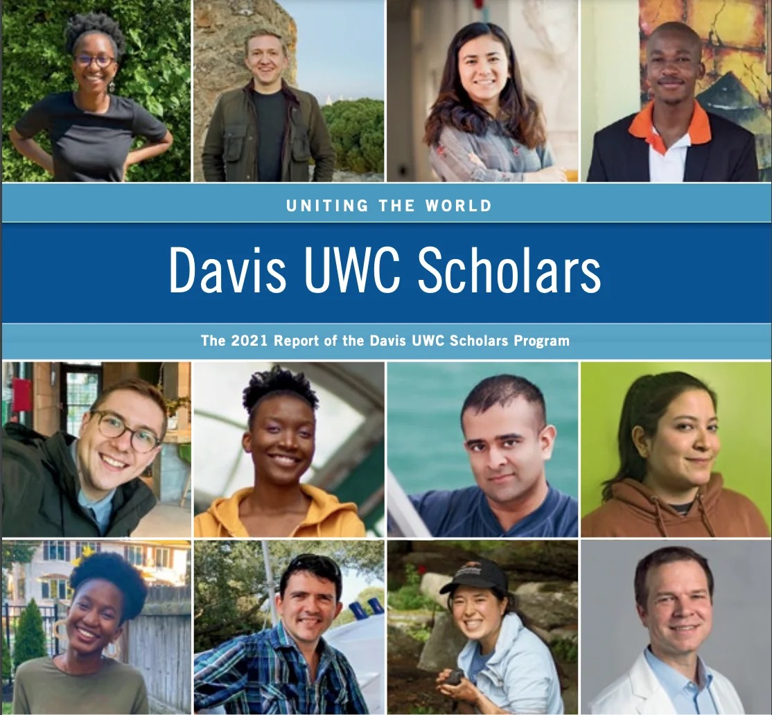 Davis UWC Scholars 2021 Annual Report — Tumisang Ramarea featured in Graduates in Action